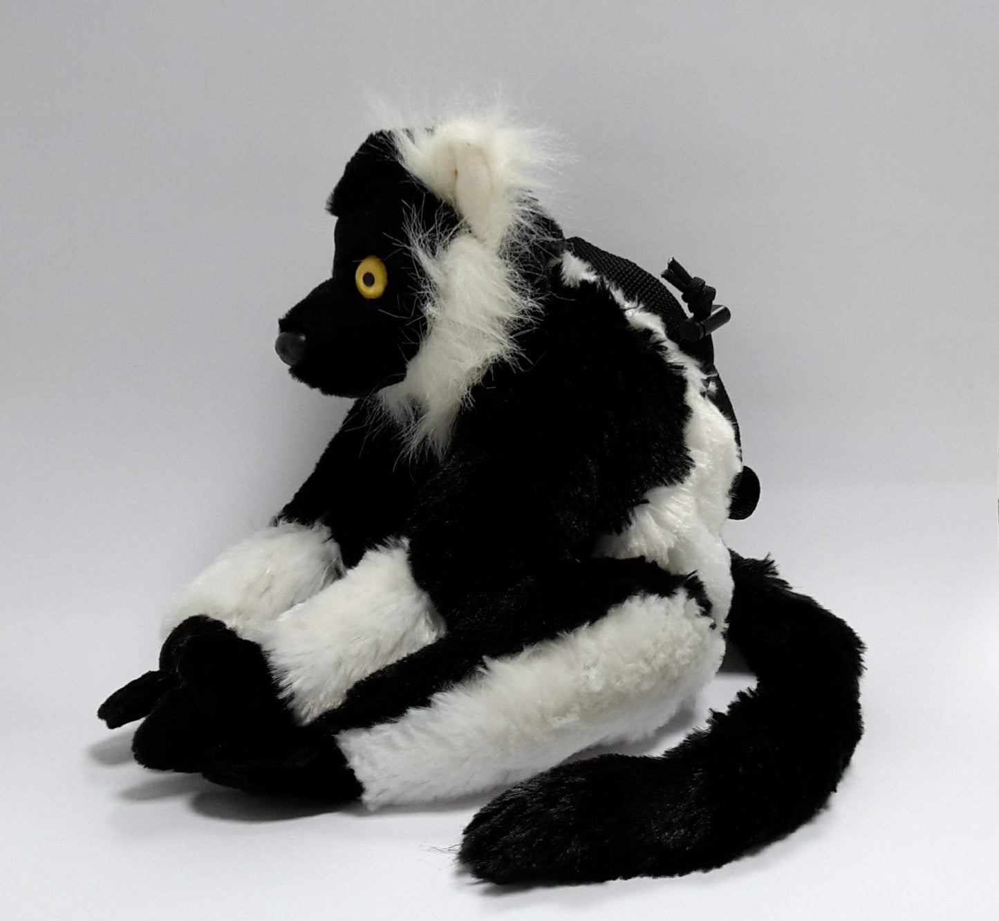 Black and White Lemur Rock Climbing Chalk Bag