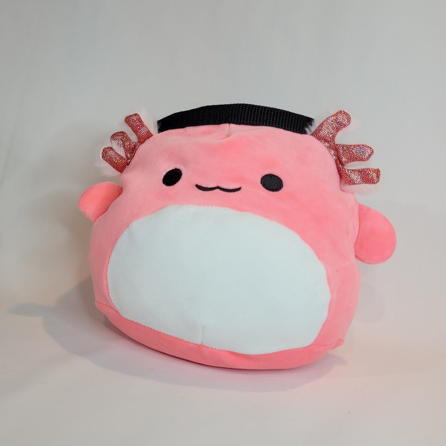 Pink Axolotl Rock Climbing Chalk Bag