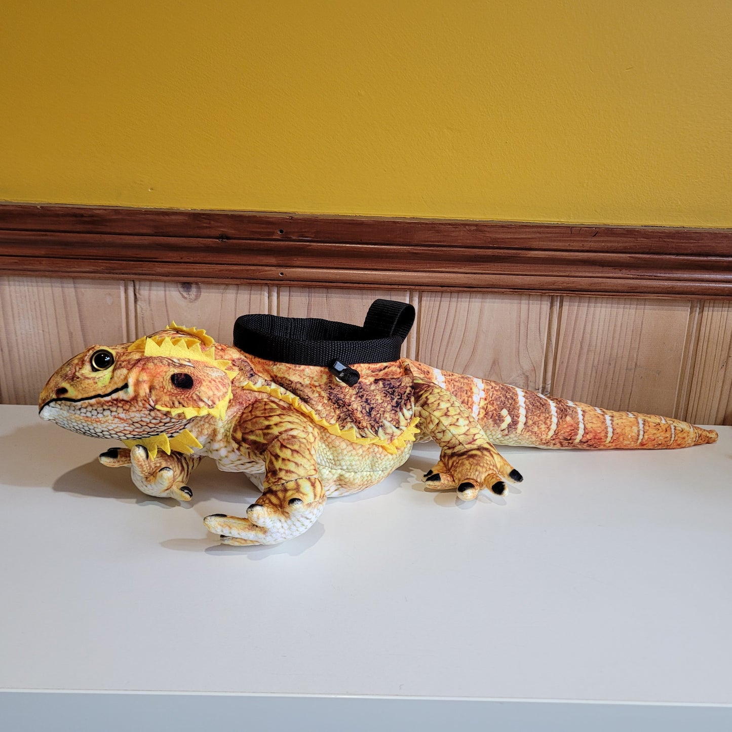 Bearded Dragon Lizard Rock Climbing Chalk Bag