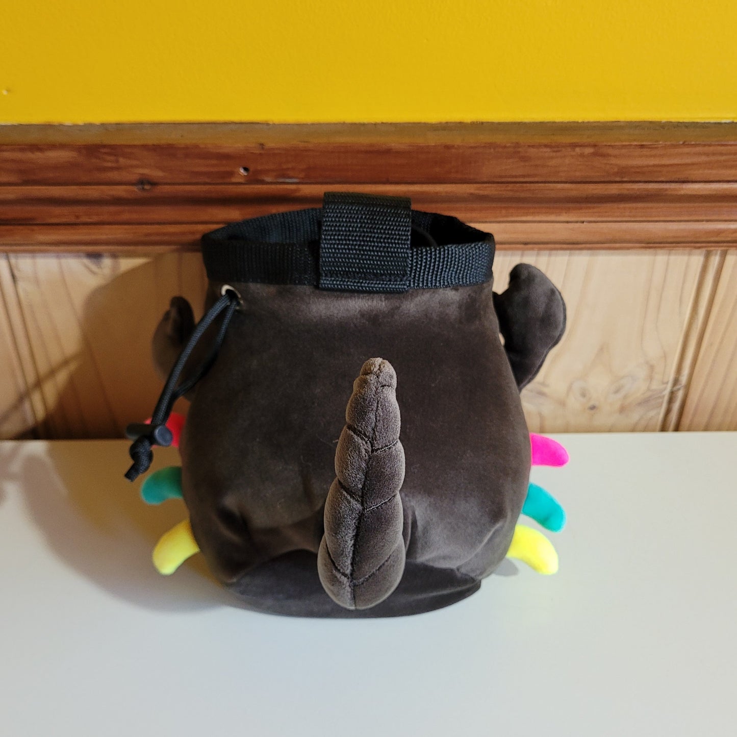 Embroidered Sugar Skull Scorpion Rock Climbing Chalk Bag
