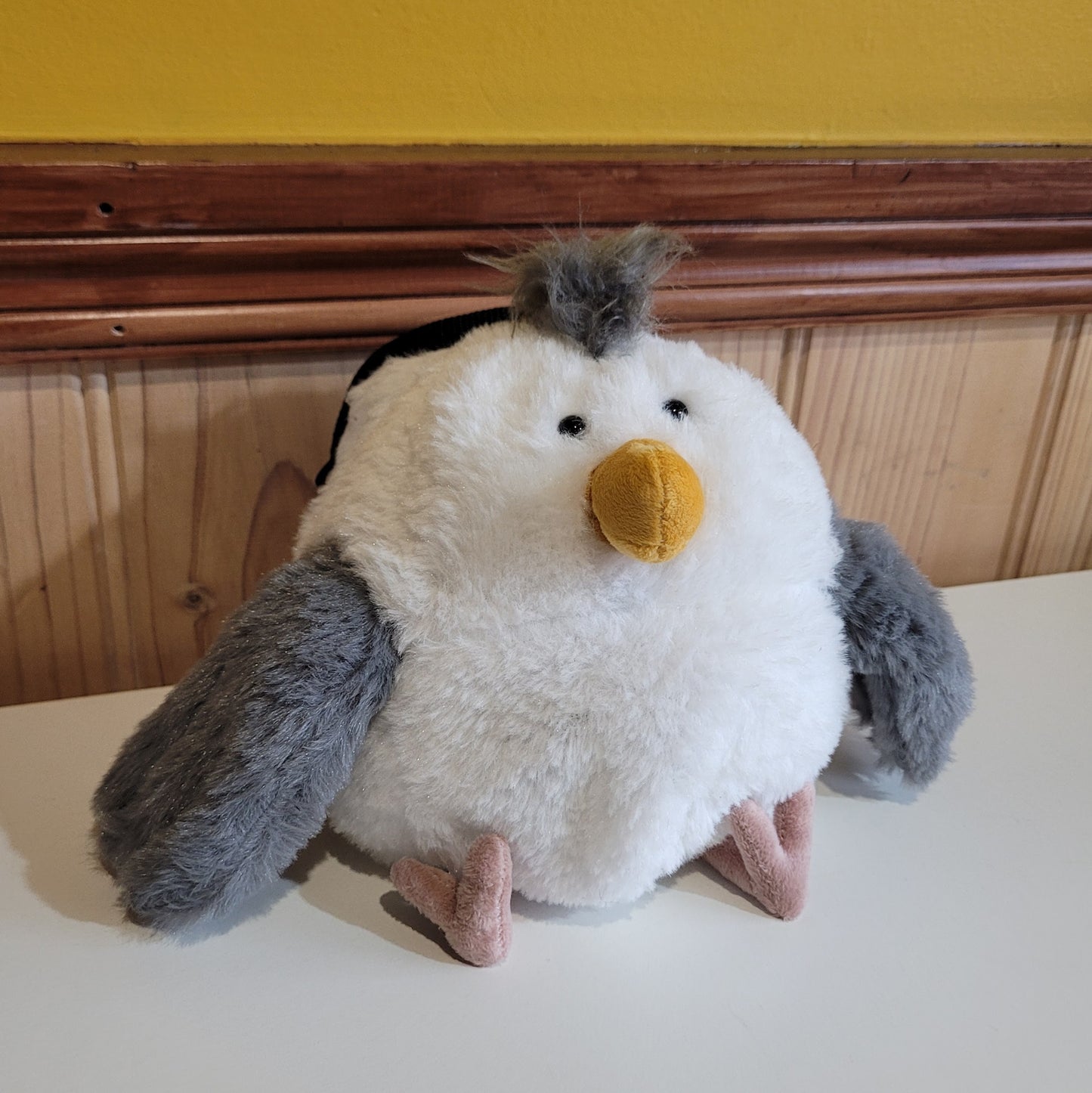 Seagull Chalk Bag – Funny Plush Animal Climbing Chalk Bag | Unique Seabird Bouldering Gear | Optional Waist Belt & Chalk Brush