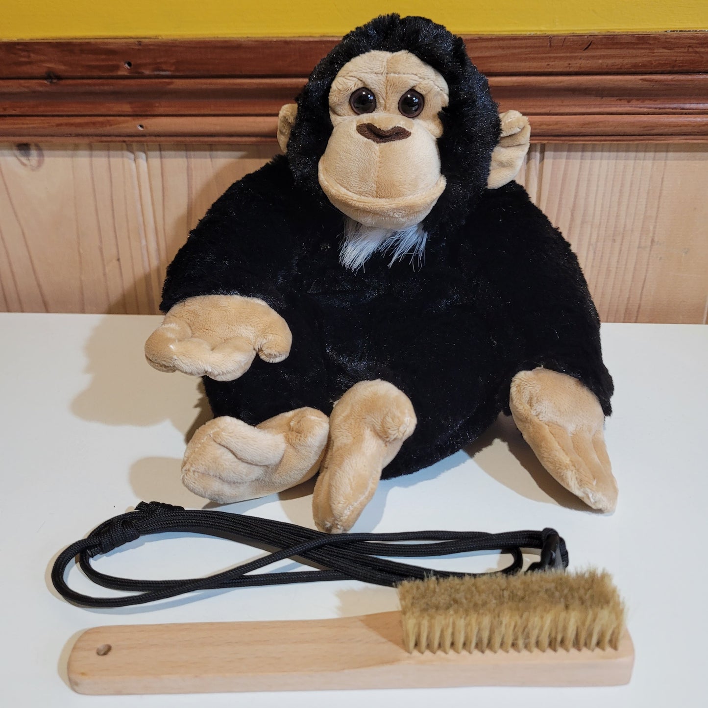 Chimpanzee Chalk Bag – Plush Climbing & Bouldering Chalk Bag | Animal Chalk Bag | Optional Belt and Brush | Fun Gift for Climbers