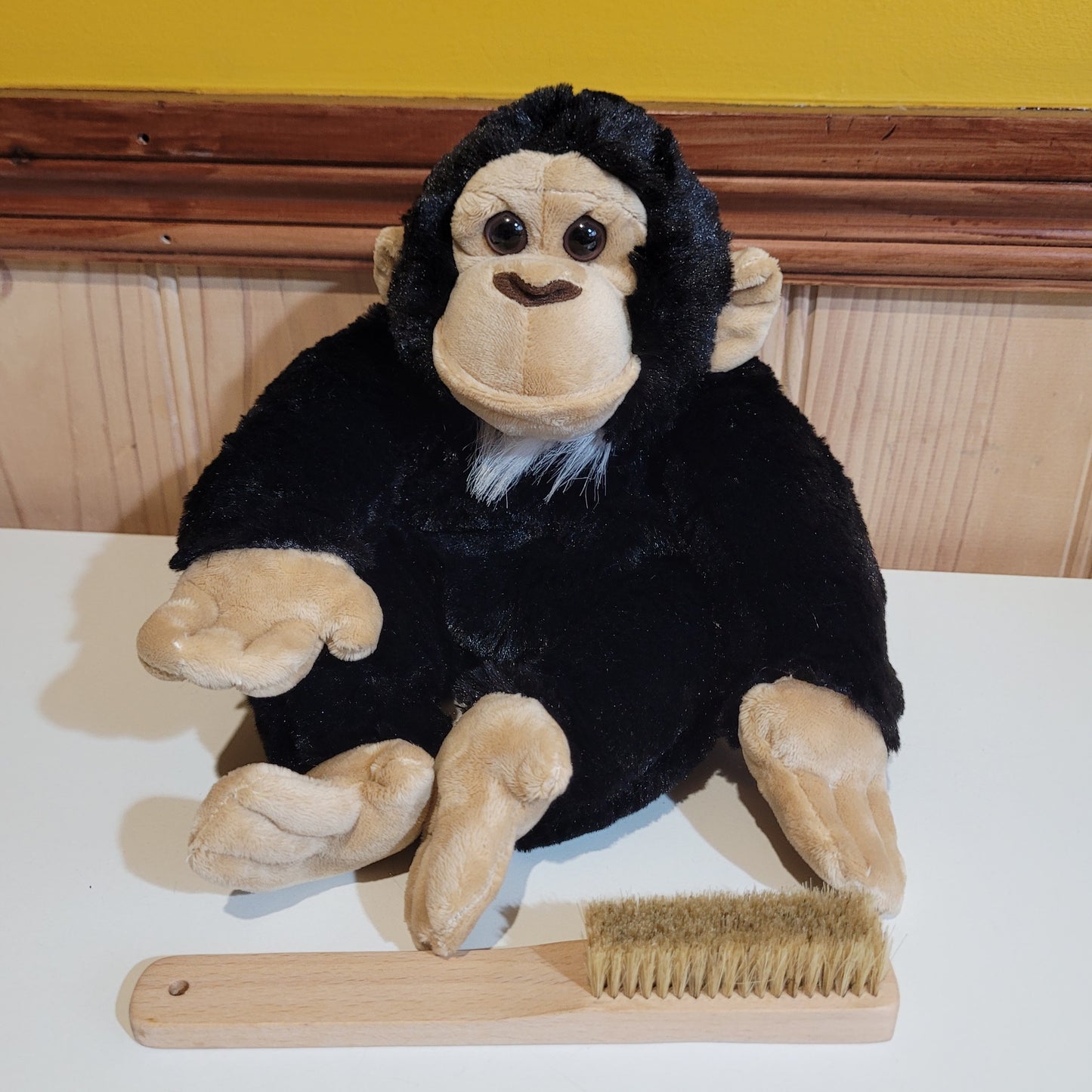 Chimpanzee Chalk Bag – Plush Climbing & Bouldering Chalk Bag | Animal Chalk Bag | Optional Belt and Brush | Fun Gift for Climbers
