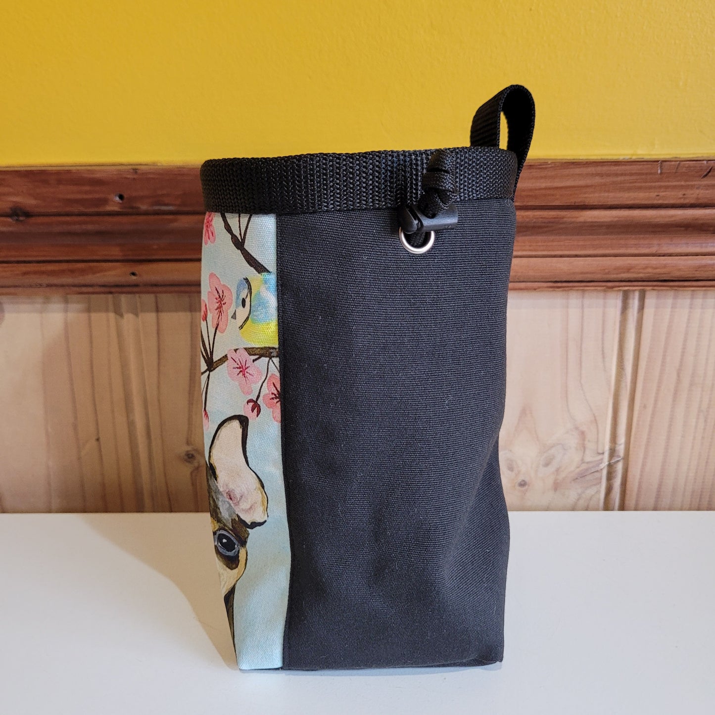 Flower Chihuahua Rock Climbing Chalk Bag
