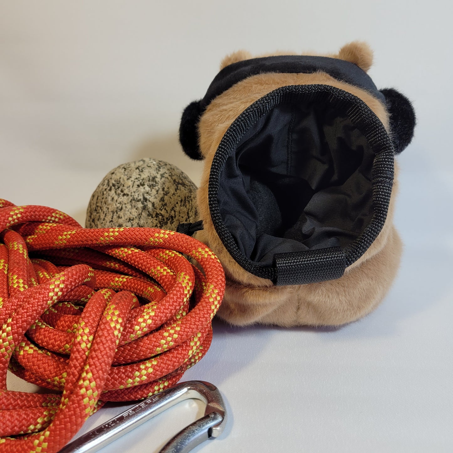 Capybara with Headphones Rock Climbing Chalk Bag