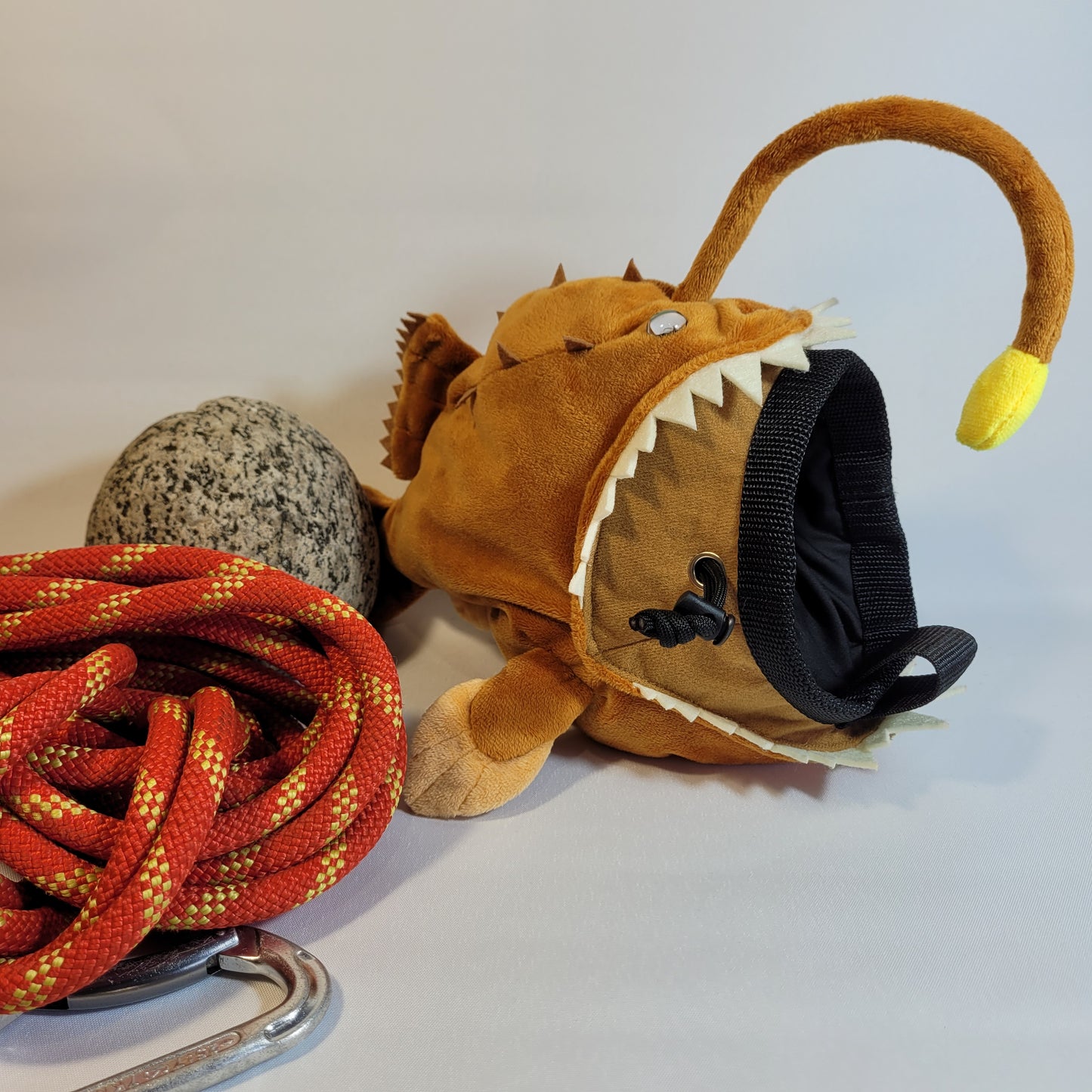 Angler Lantern Fish Rock Climbing Chalk Bag
