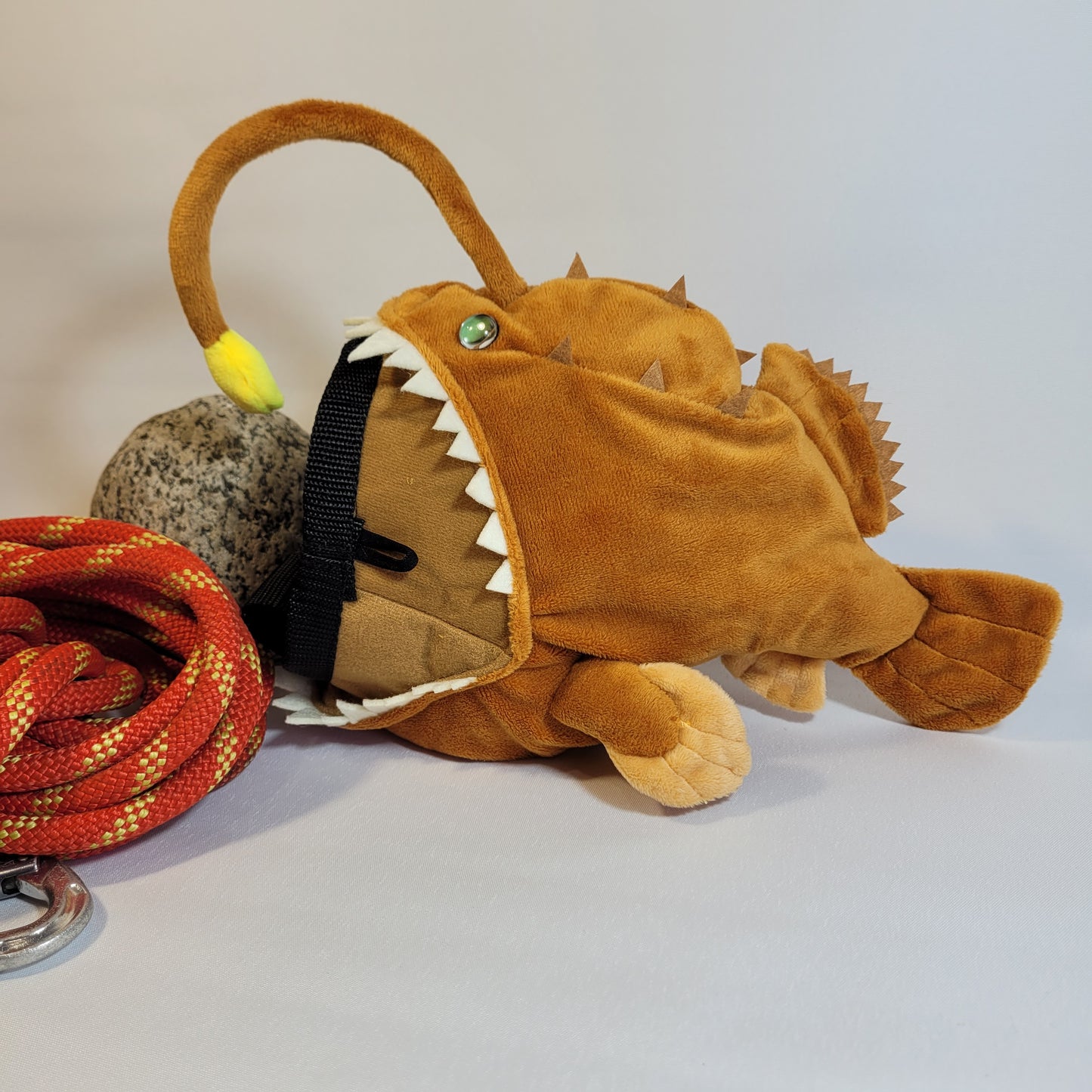 Angler Lantern Fish Rock Climbing Chalk Bag
