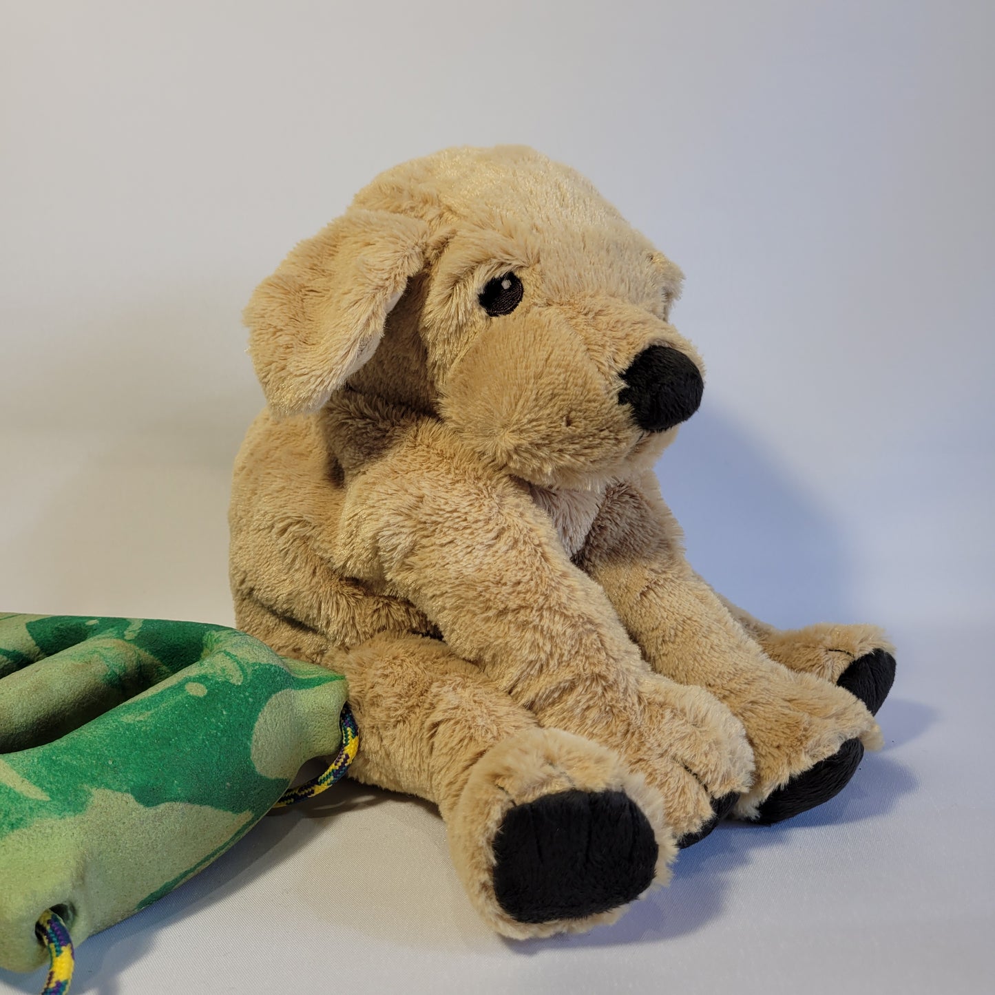 Golden Labrador Retriever Climbing Chalk Bag β Plush Chalk Bag for Bouldering or Gym β Dog Chalk Bag with Drawstring β Optional Belt & Brush