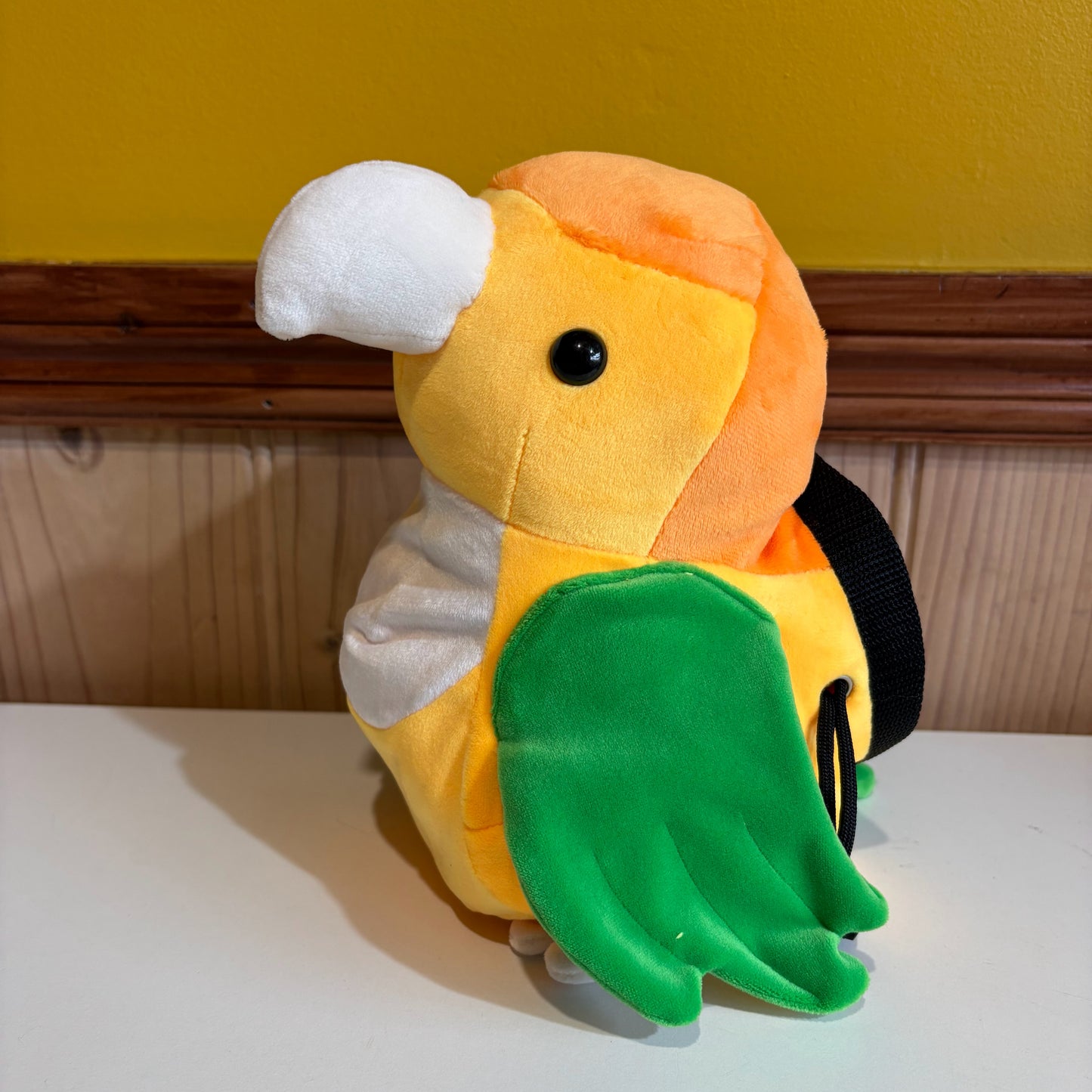 White Bellied Caique Parrot Rock Climbing Chalk Bag