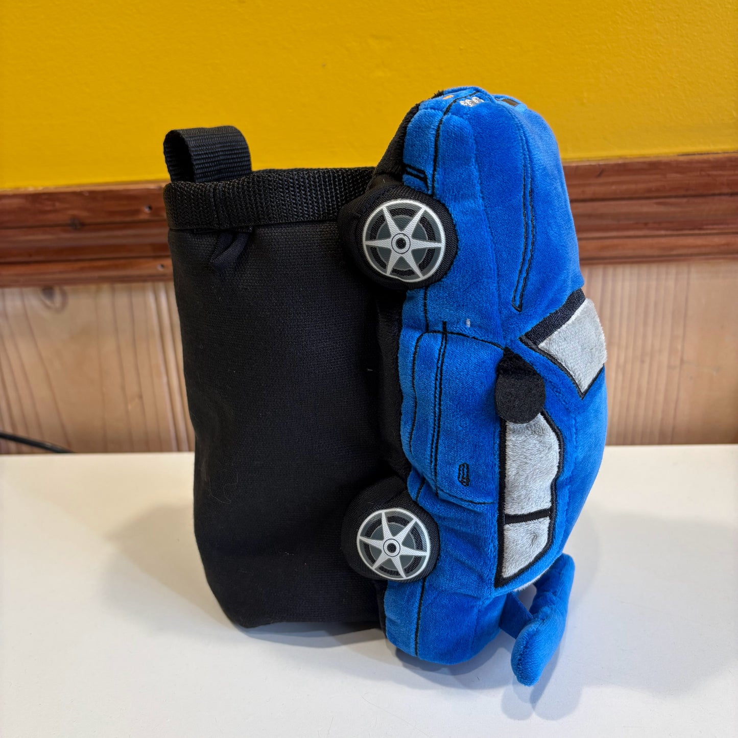 Blue Sports Car Chalk Bag