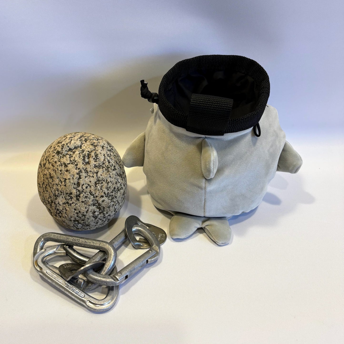 Grey Shark Rock Climbing Chalk Bag