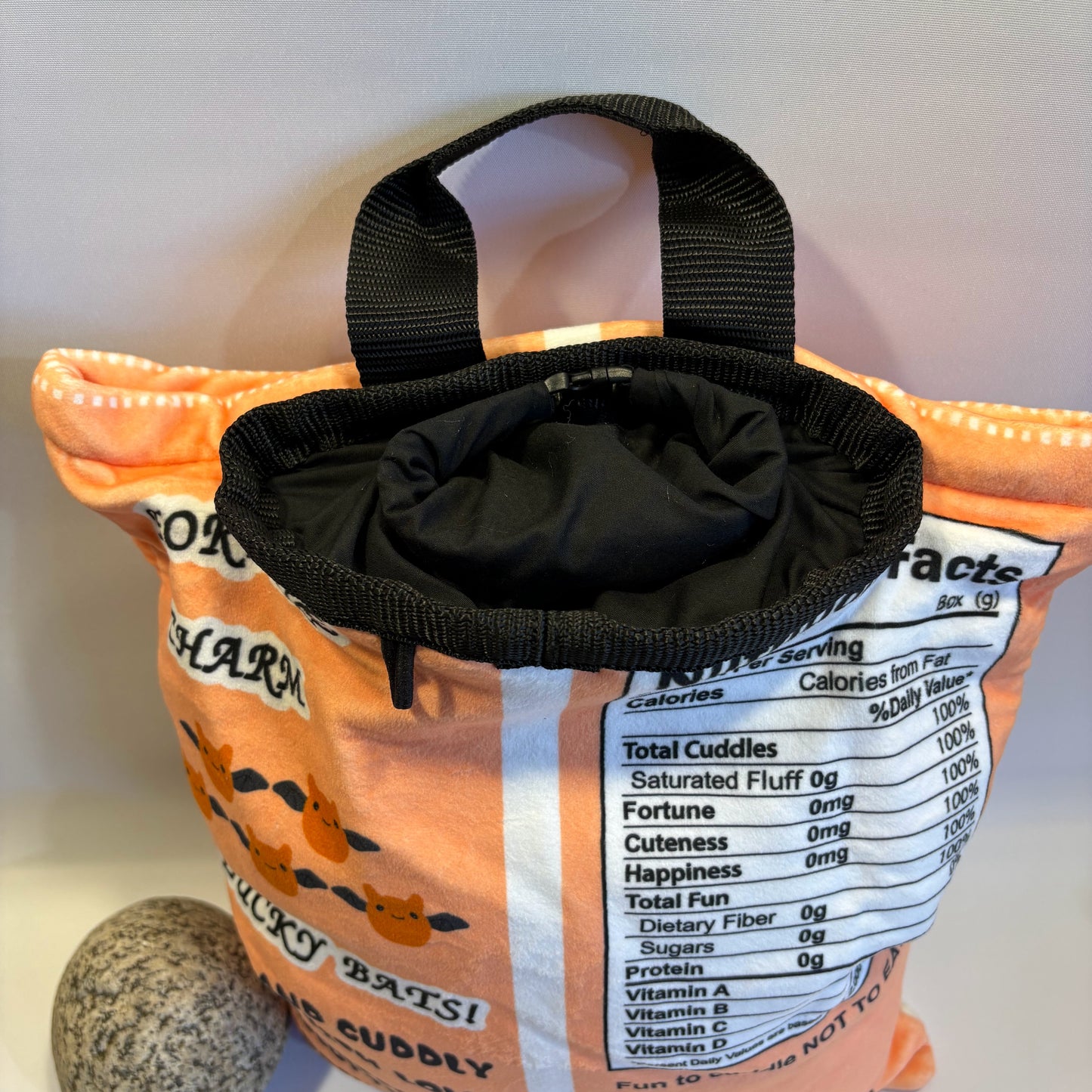 Lucky Bats Bouldering Chalk Bucket - Orange