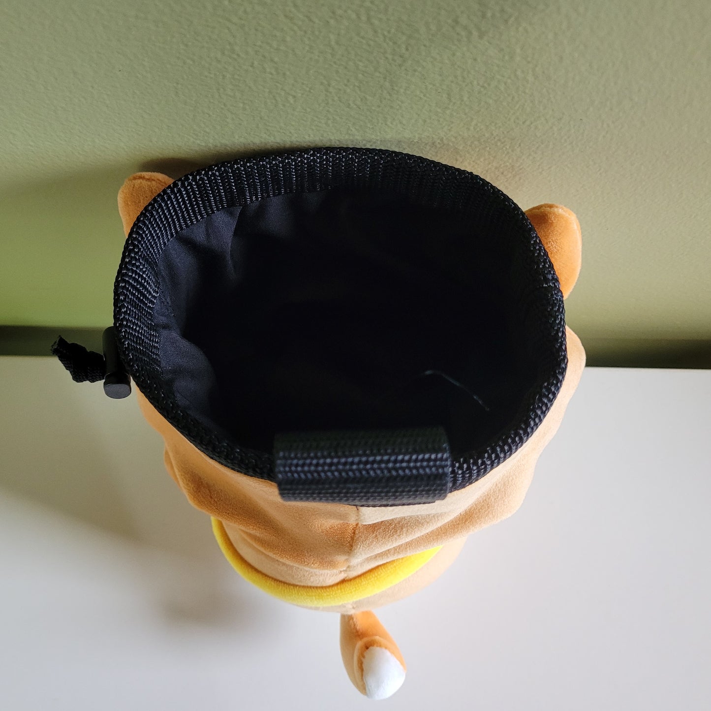 Shiba Inu Dog with Chick Rock Climbing Chalk Bag