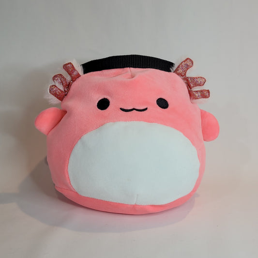Pink Axolotl Rock Climbing Chalk Bag