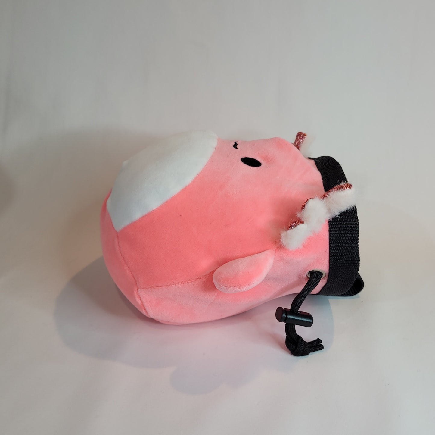 Pink Axolotl Rock Climbing Chalk Bag