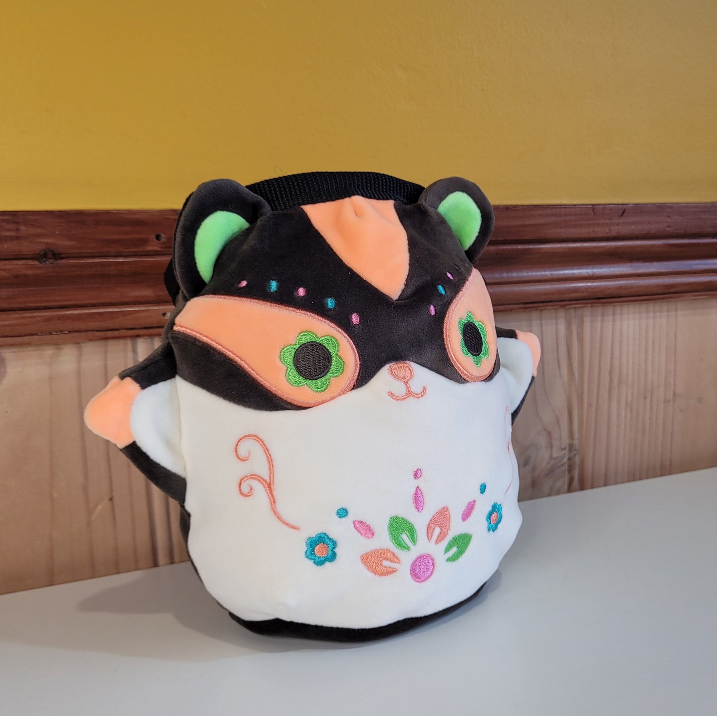 Embroidered Sugar Glider Rock Climbing Chalk Bag
