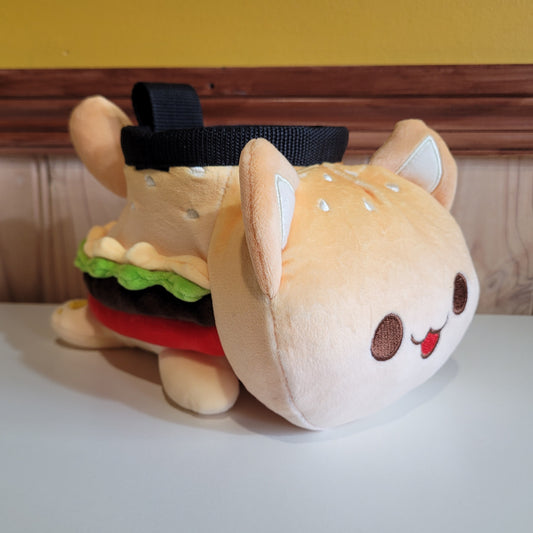 Hamburger Kitty Cat Rock Climbing Chalk Bag