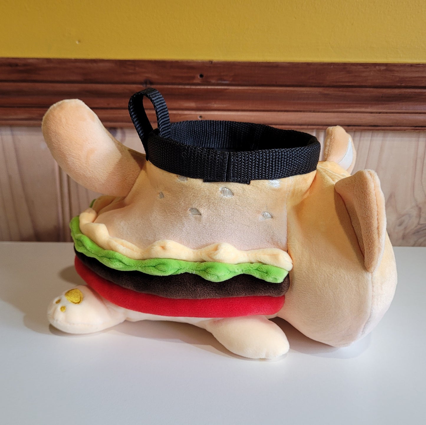 Hamburger Kitty Cat Rock Climbing Chalk Bag