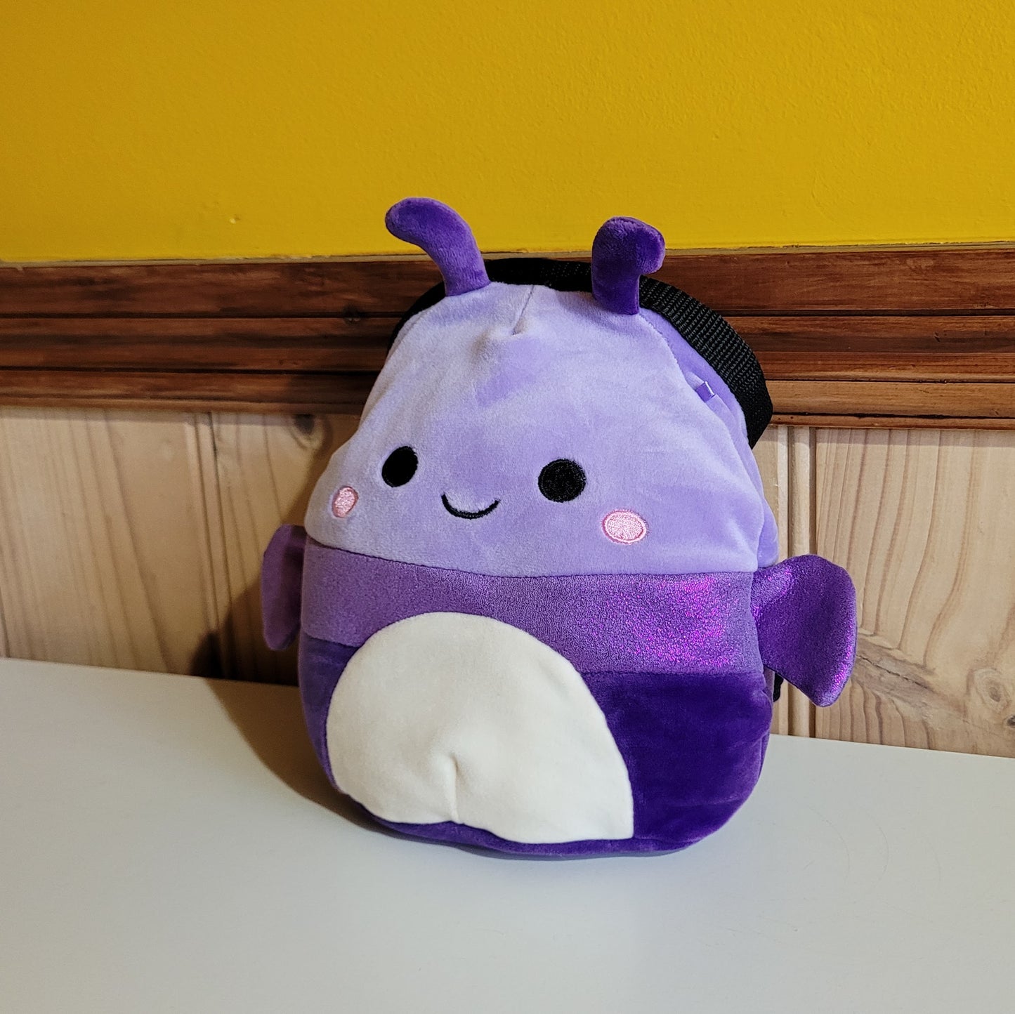 Purple Iridescent Beetle Rock Climbing Chalk Bag
