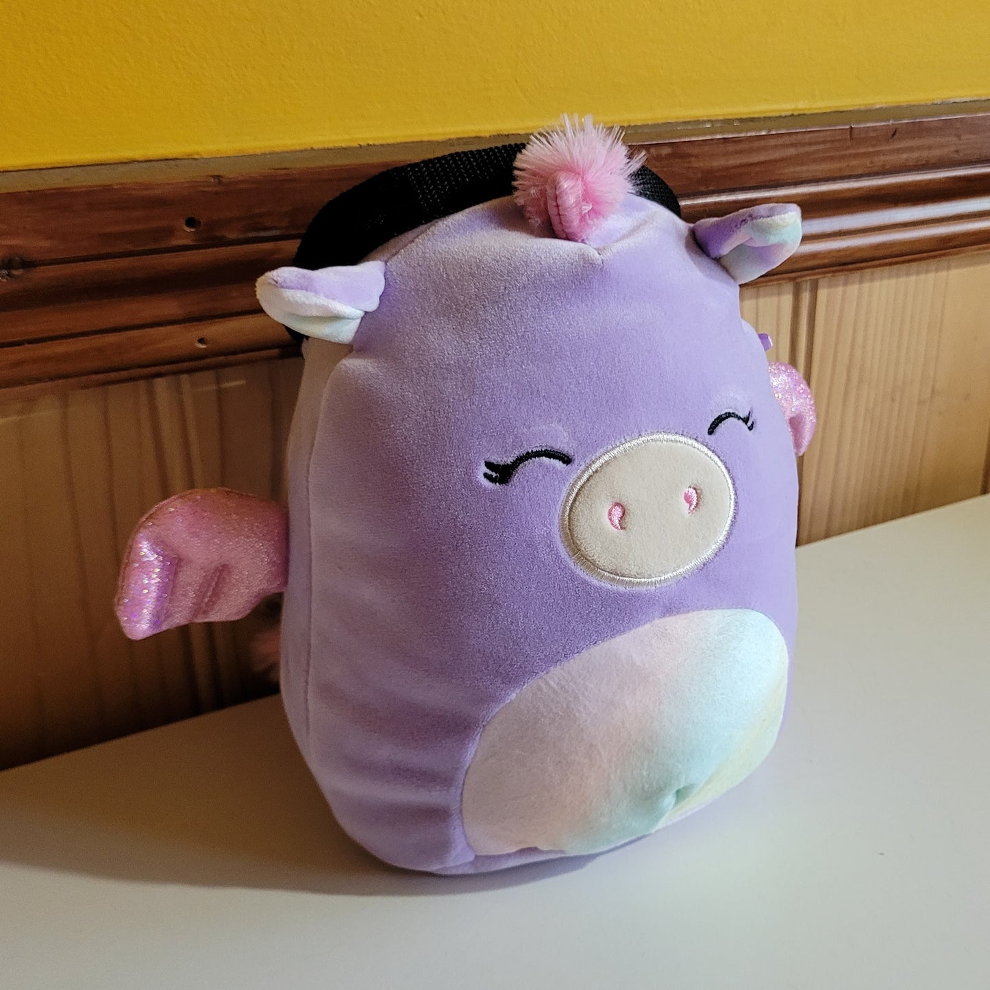 Purple Flying Horse Rock Climbing Chalk Bag