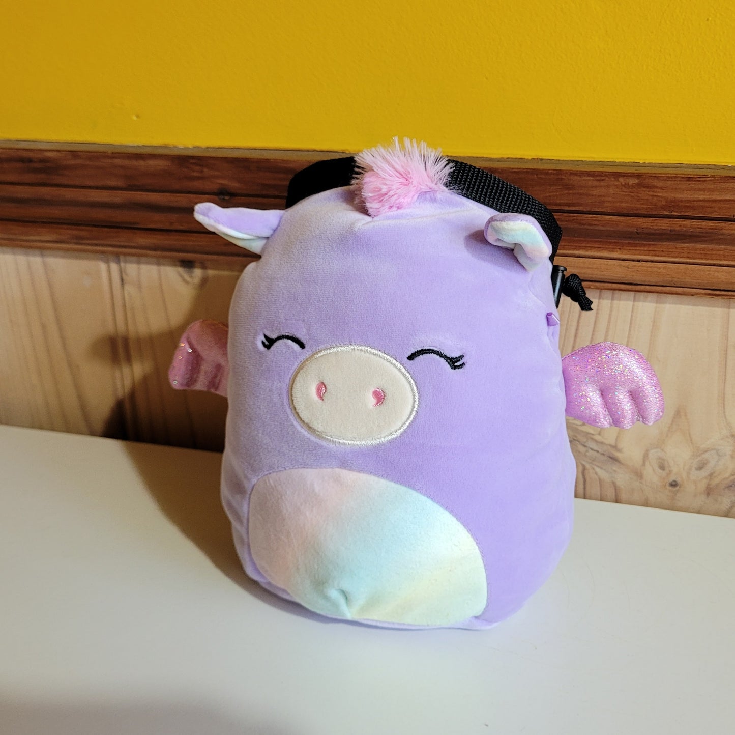 Purple Flying Horse Rock Climbing Chalk Bag