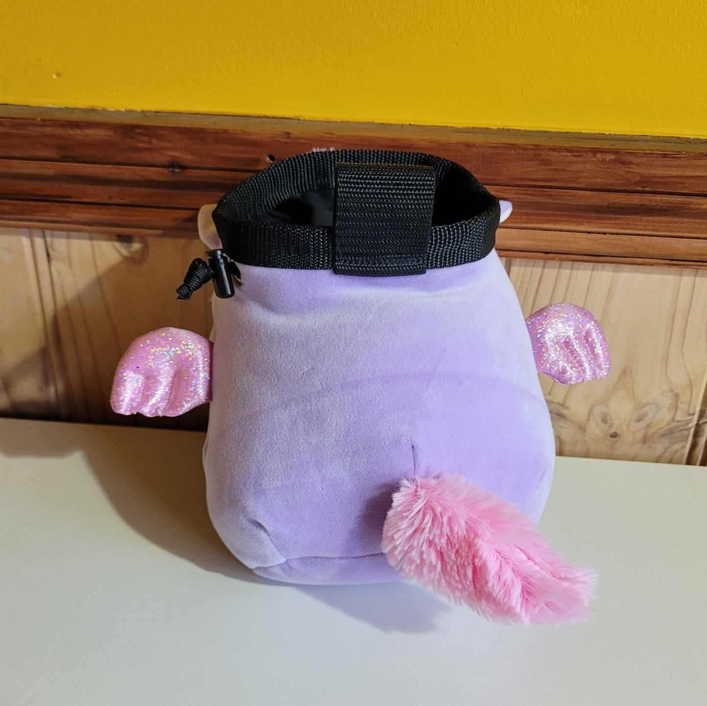 Purple Flying Horse Rock Climbing Chalk Bag