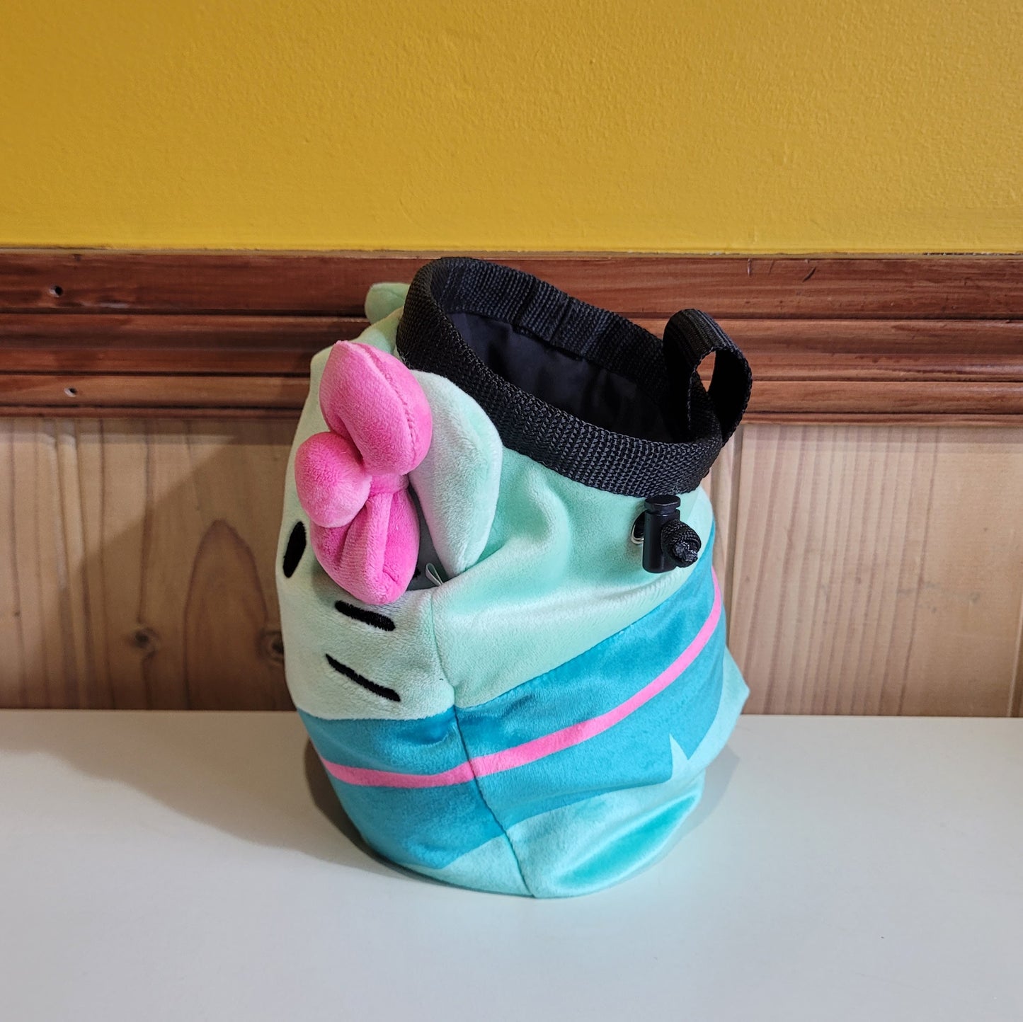 Zombie Cat Rock Climbing Chalk Bag