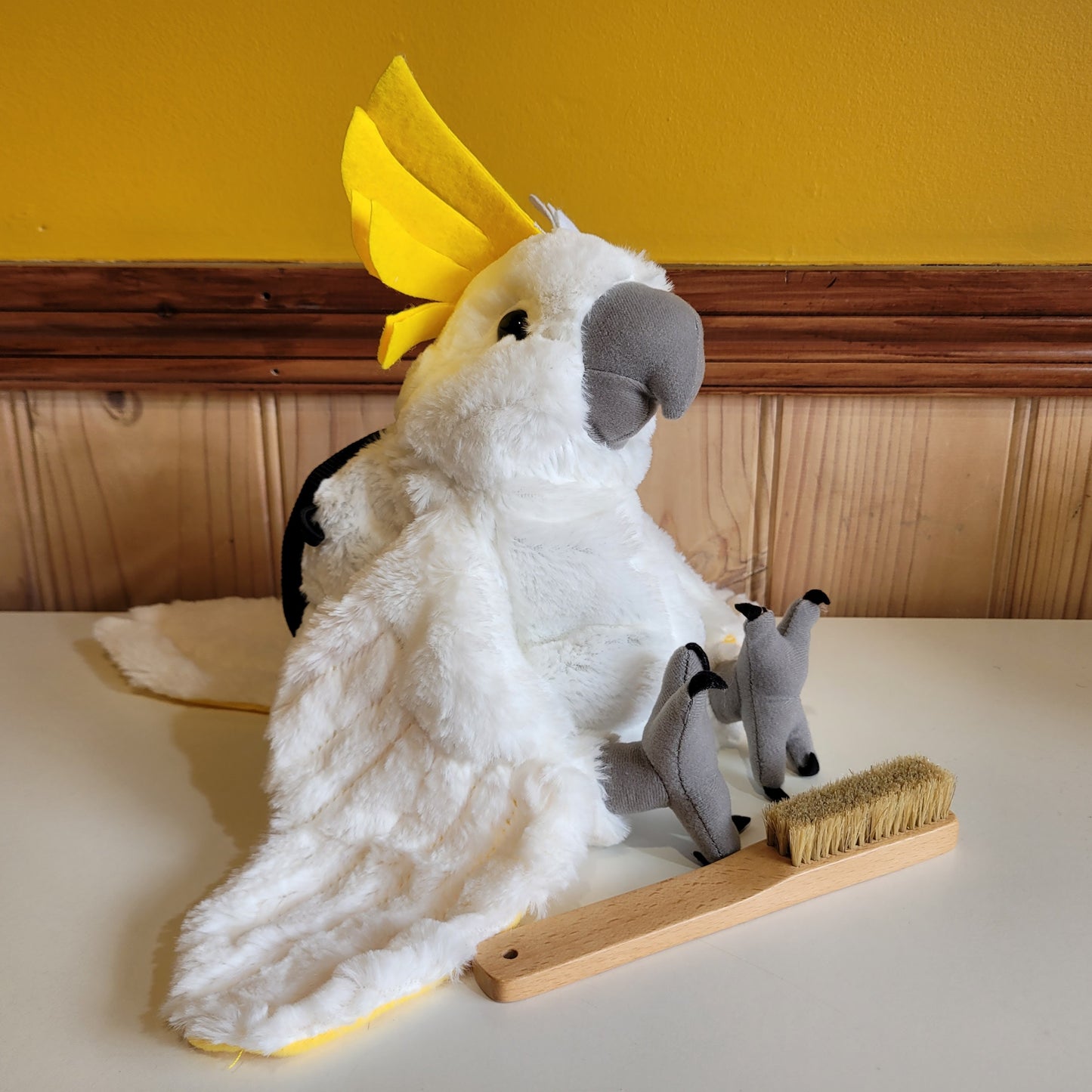 Cockatoo - Australian Sulphur Crested Cockatoo Rock Climbing Chalk Bag