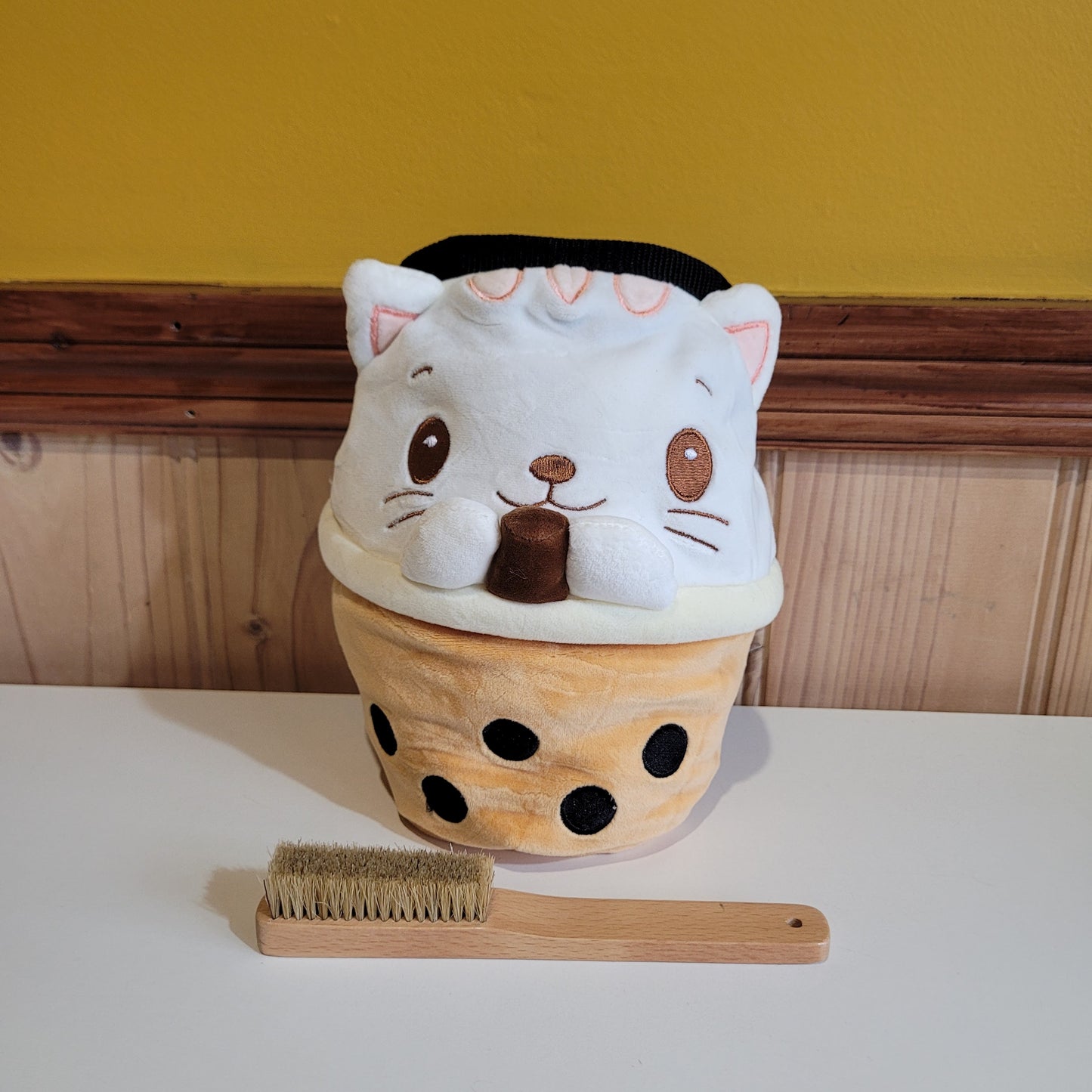 SECONDS: Boba Tea Cat Rock Climbing Chalk Bag