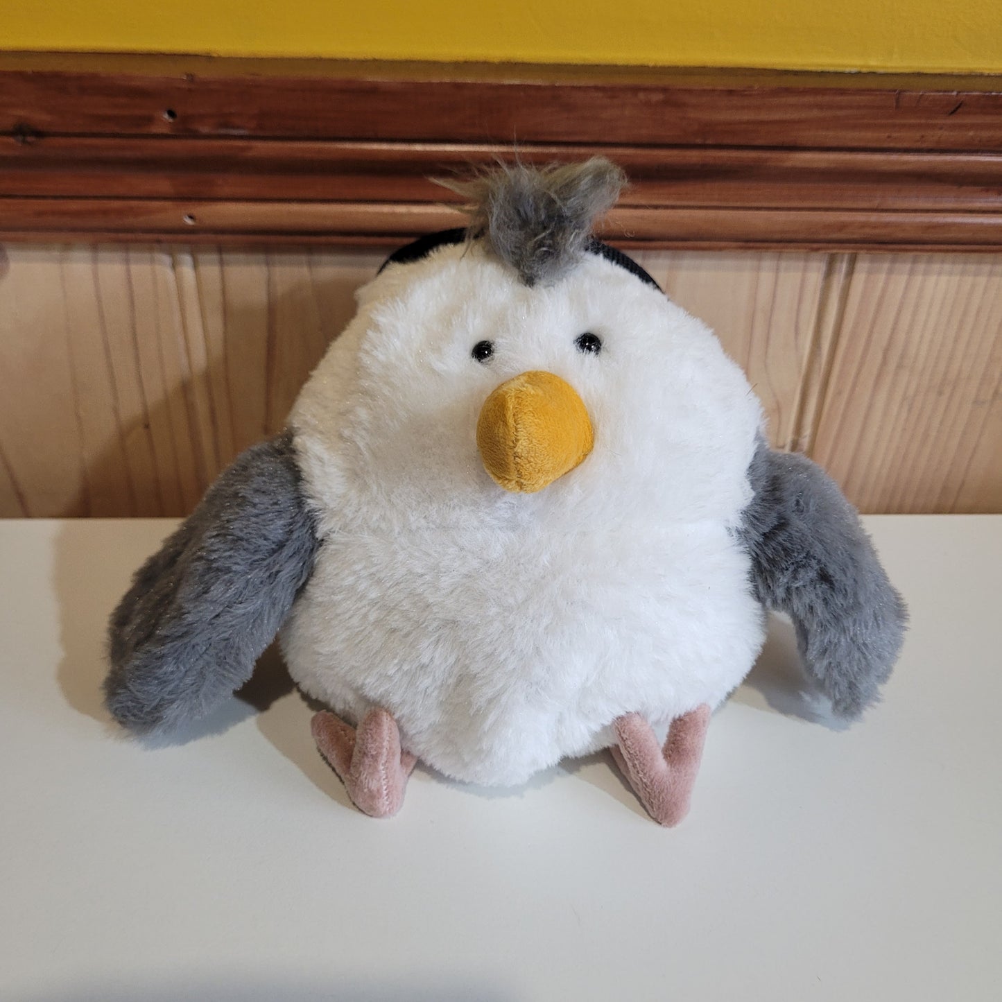 Seagull Chalk Bag – Funny Plush Animal Climbing Chalk Bag | Unique Seabird Bouldering Gear | Optional Waist Belt & Chalk Brush