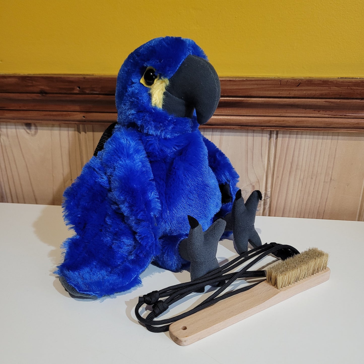 Hyacinth Macaw Rock Climbing Chalk Bag