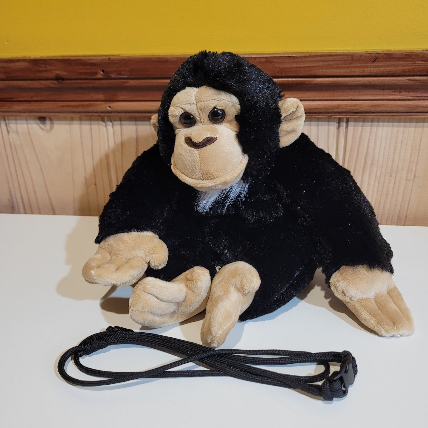 Chimpanzee Chalk Bag – Plush Climbing & Bouldering Chalk Bag | Animal Chalk Bag | Optional Belt and Brush | Fun Gift for Climbers
