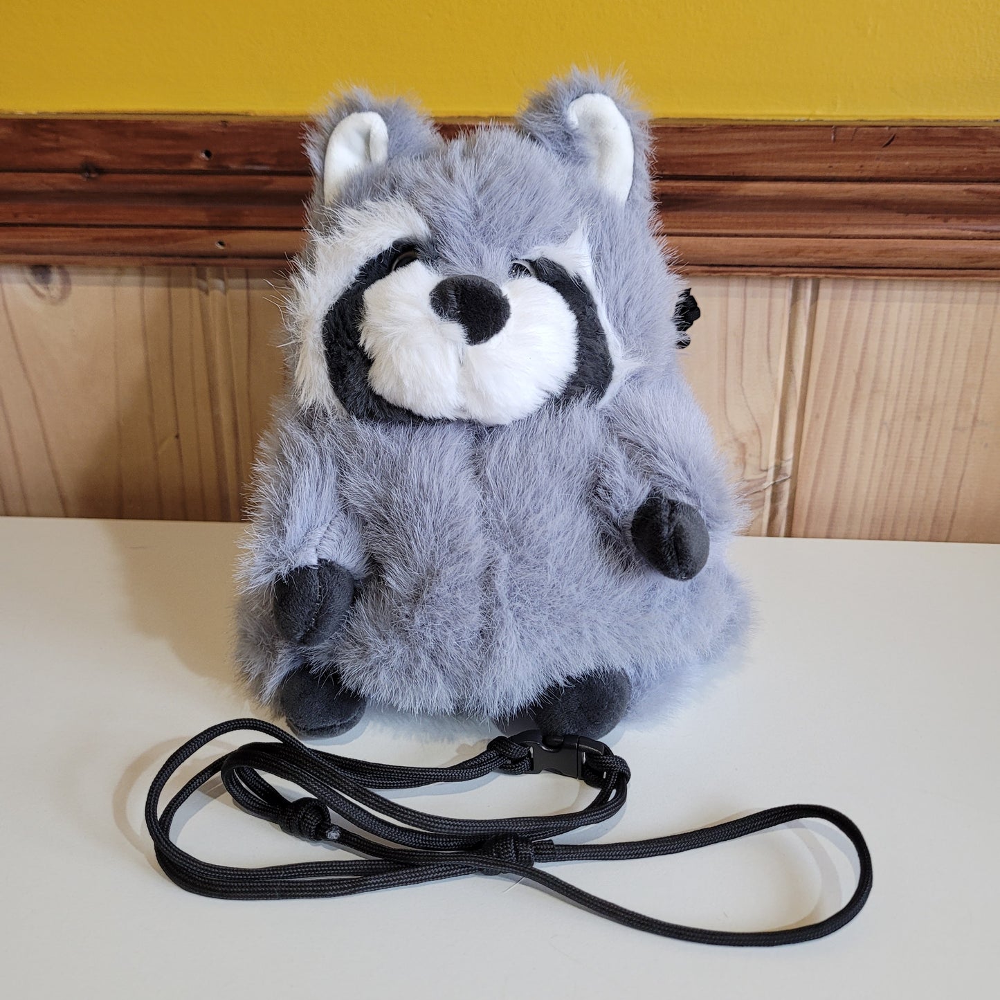 Fluffy Raccoon Rock Climbing Chalk Bag