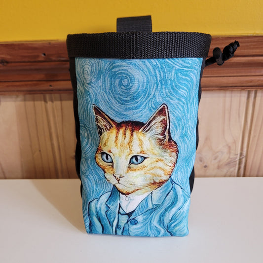 Kitten Van Gogh Rock Climbing Chalk Bag
