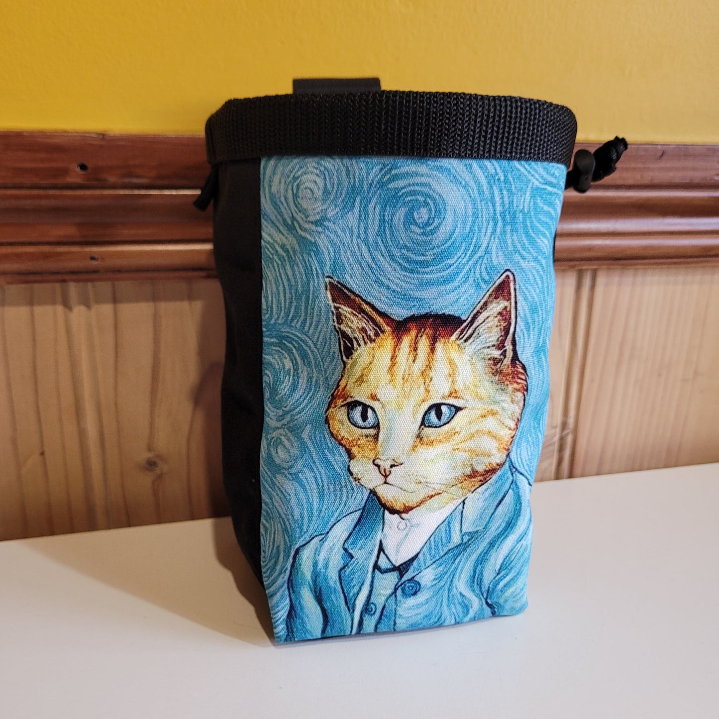 Kitten Van Gogh Rock Climbing Chalk Bag