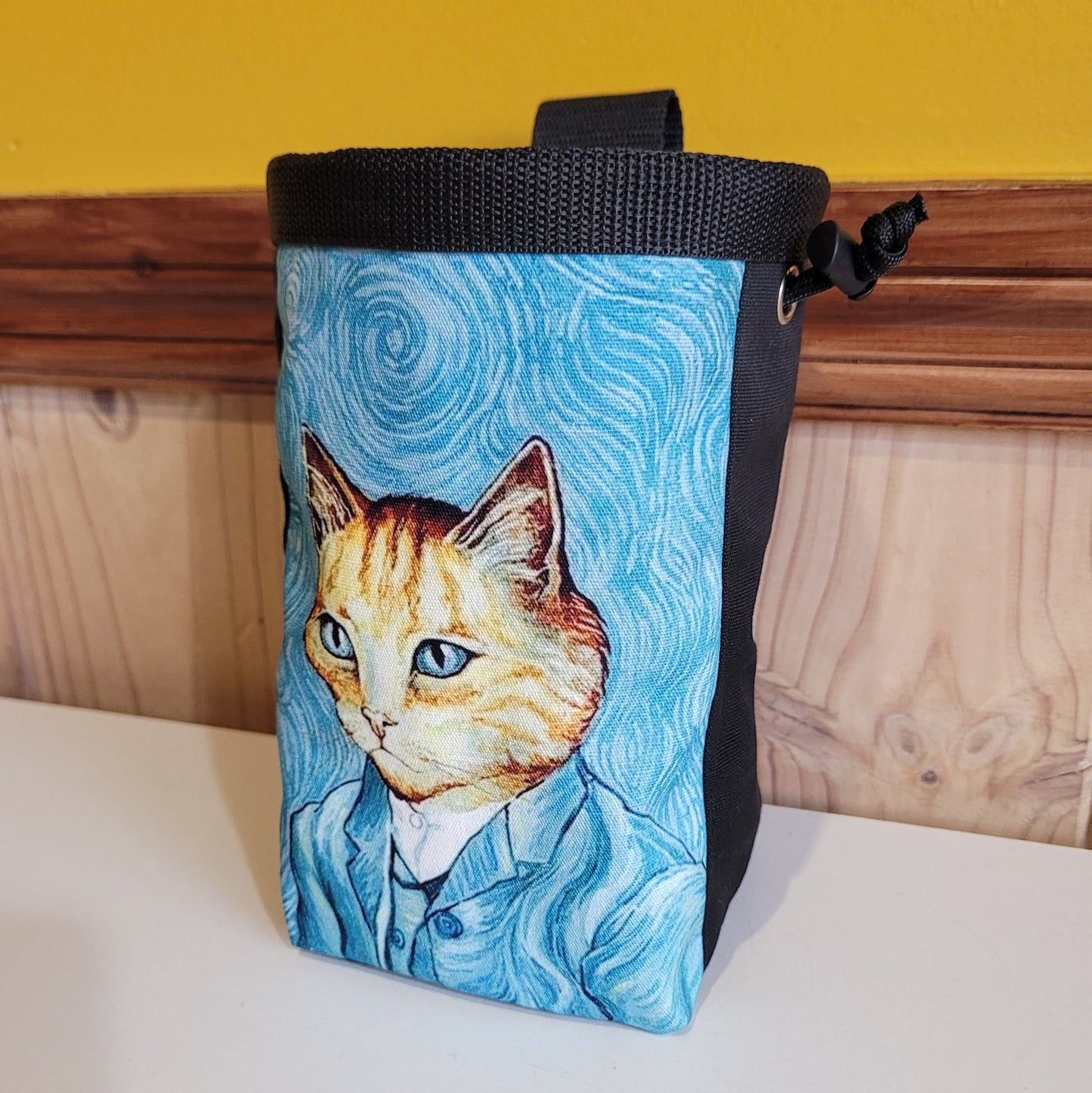 Kitten Van Gogh Rock Climbing Chalk Bag