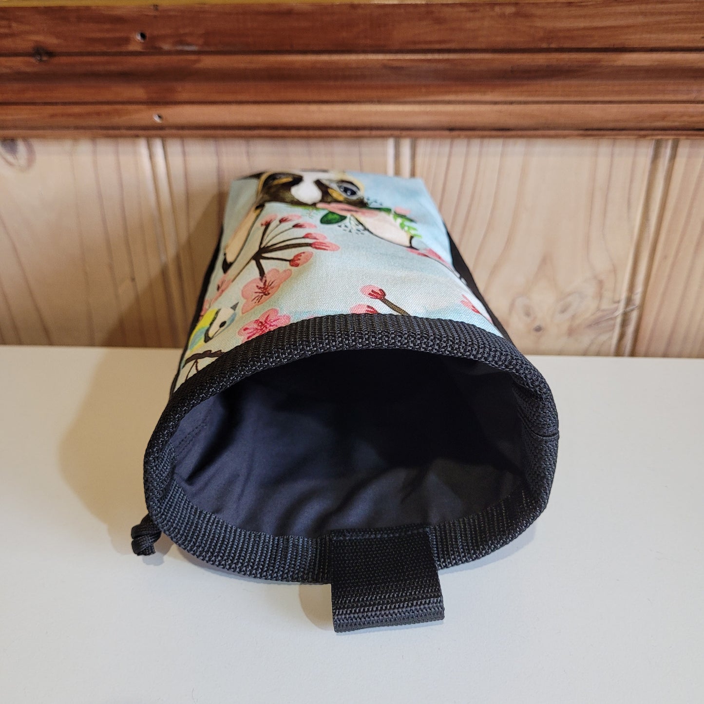 Flower Chihuahua Rock Climbing Chalk Bag