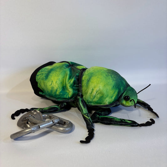 Green Scarab Beetle Christmas Beetle Rock Climbing Chalk Bag