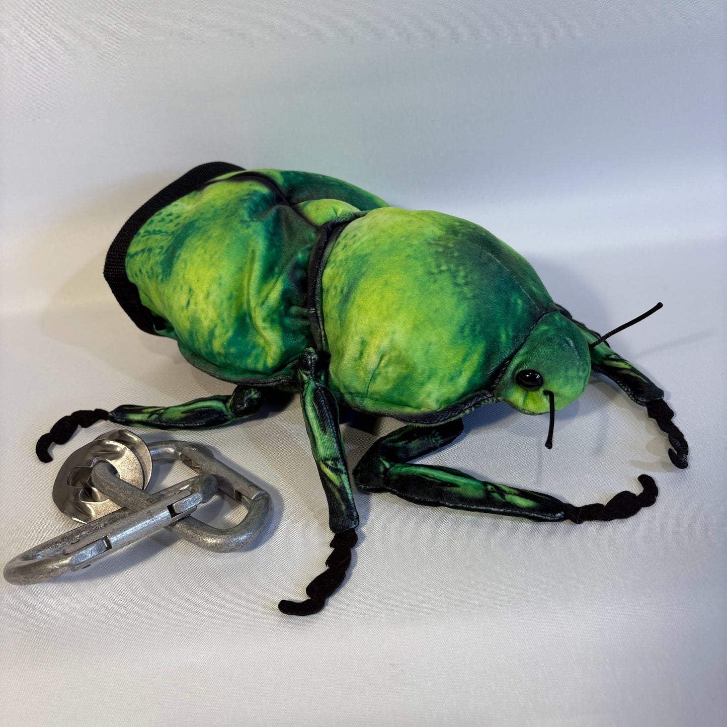 Green Scarab Beetle Christmas Beetle Rock Climbing Chalk Bag