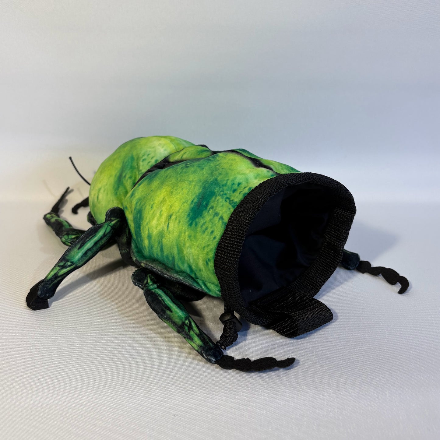 Green Scarab Beetle Christmas Beetle Rock Climbing Chalk Bag