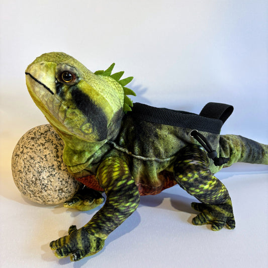 Water Dragon Lizard Rock Climbing Chalk Bag