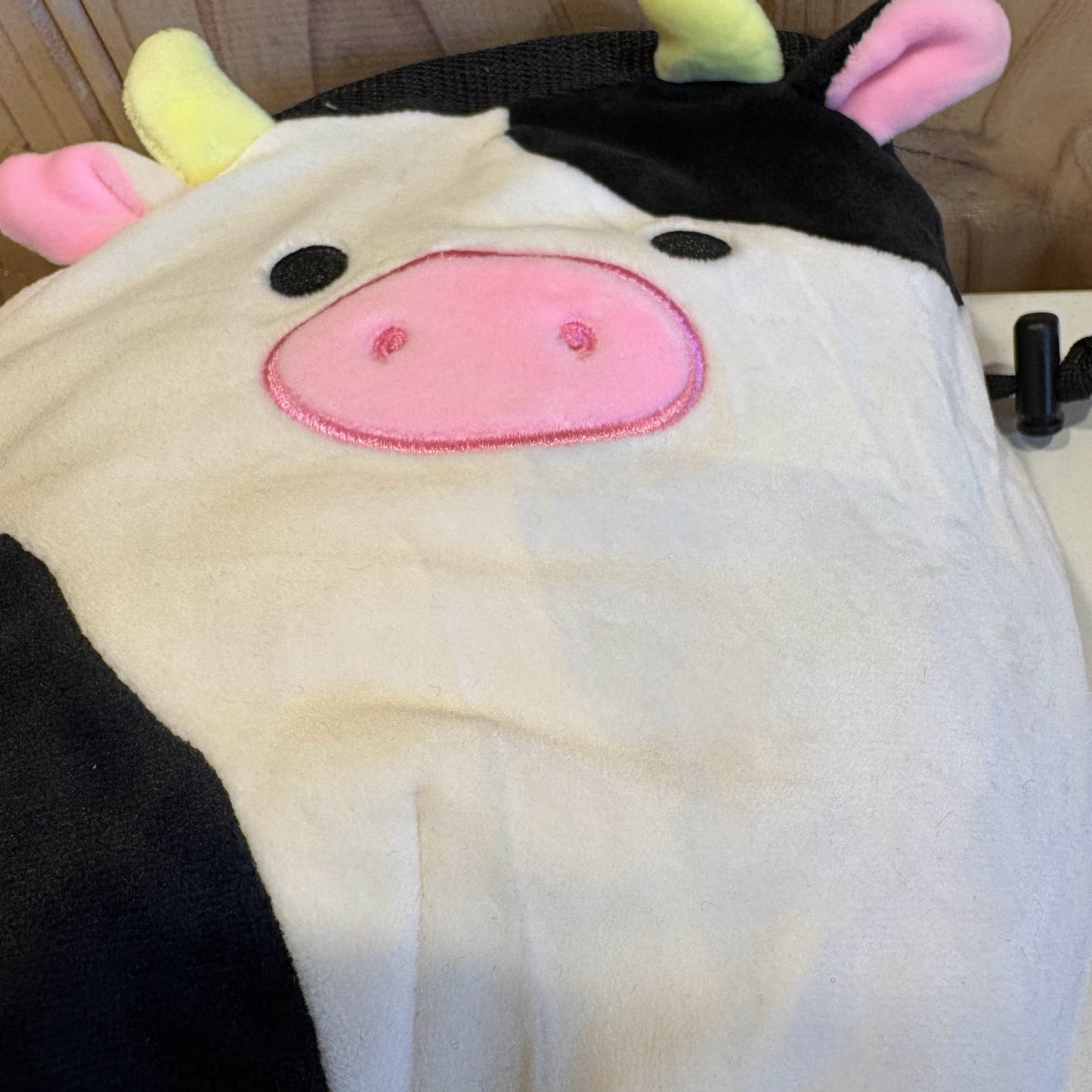 SECONDS: Black and White Cow Rock Climbing Chalk Bag