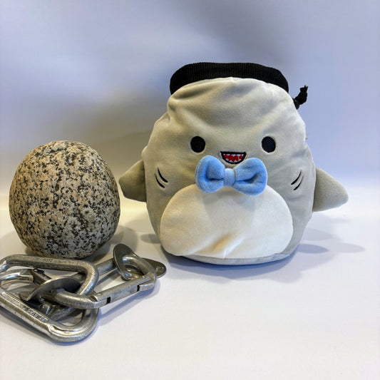 Grey Shark Rock Climbing Chalk Bag