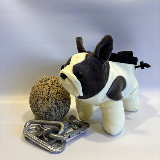 Boxer French Bulldog Rock Climbing Chalk Bag