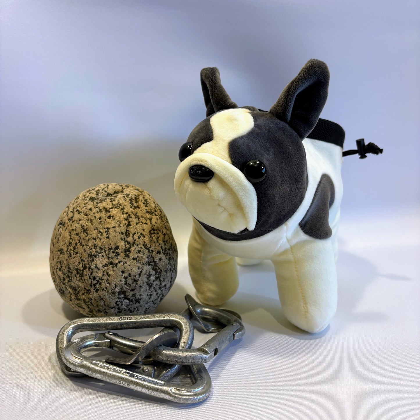Boxer French Bulldog Rock Climbing Chalk Bag