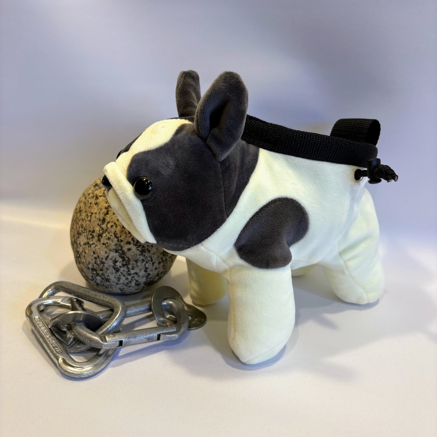 Boxer French Bulldog Rock Climbing Chalk Bag
