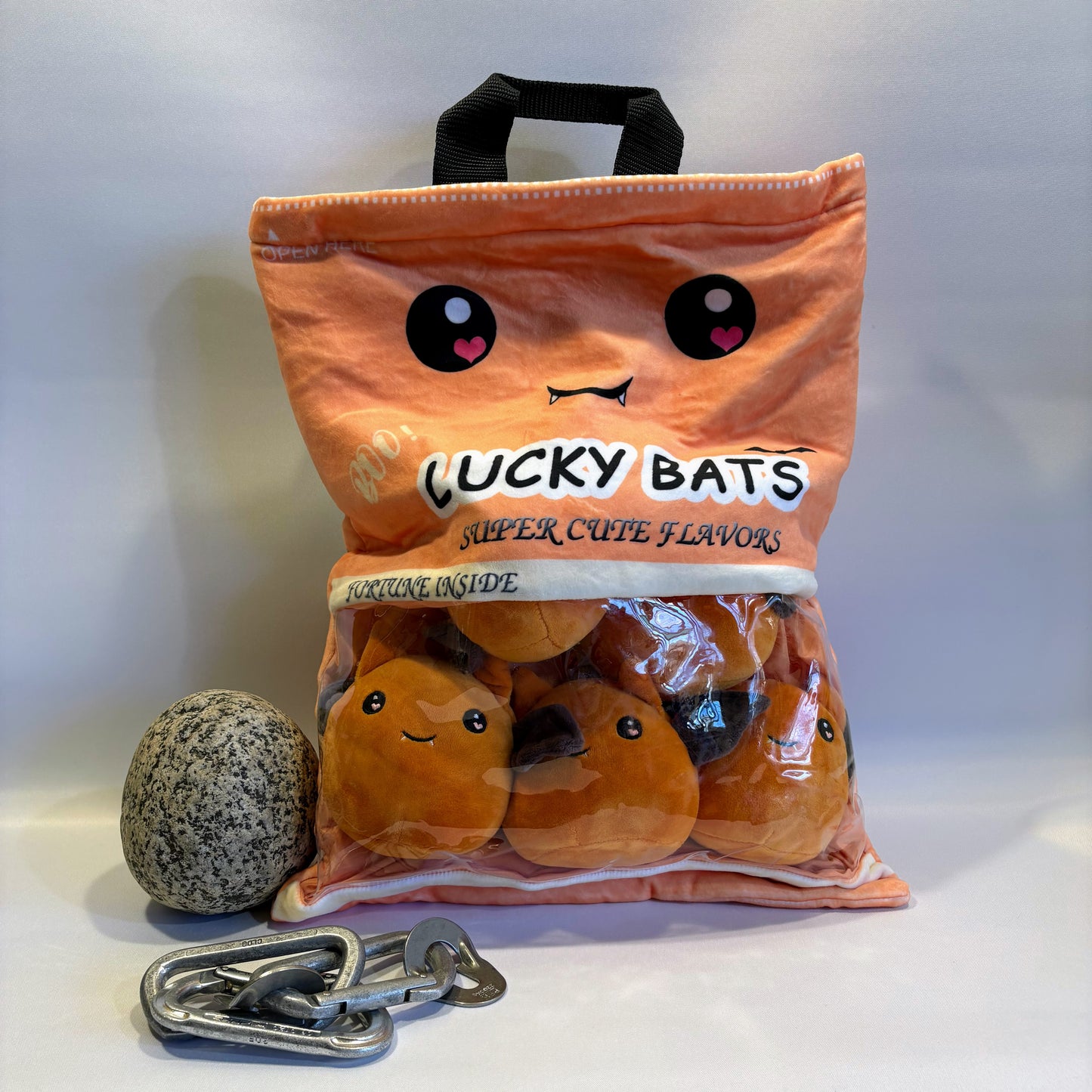 Lucky Bats Bouldering Chalk Bucket - Orange