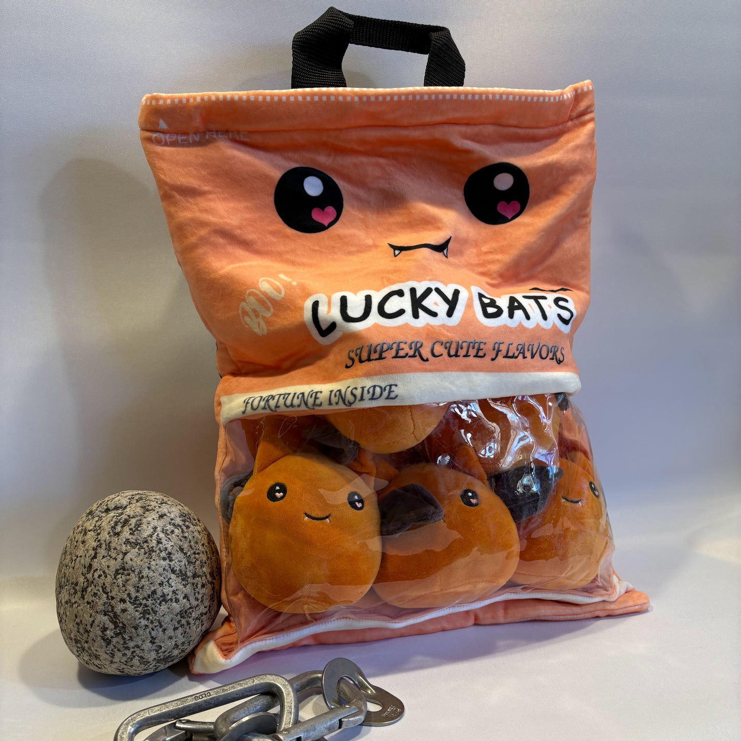 Lucky Bats Bouldering Chalk Bucket - Orange