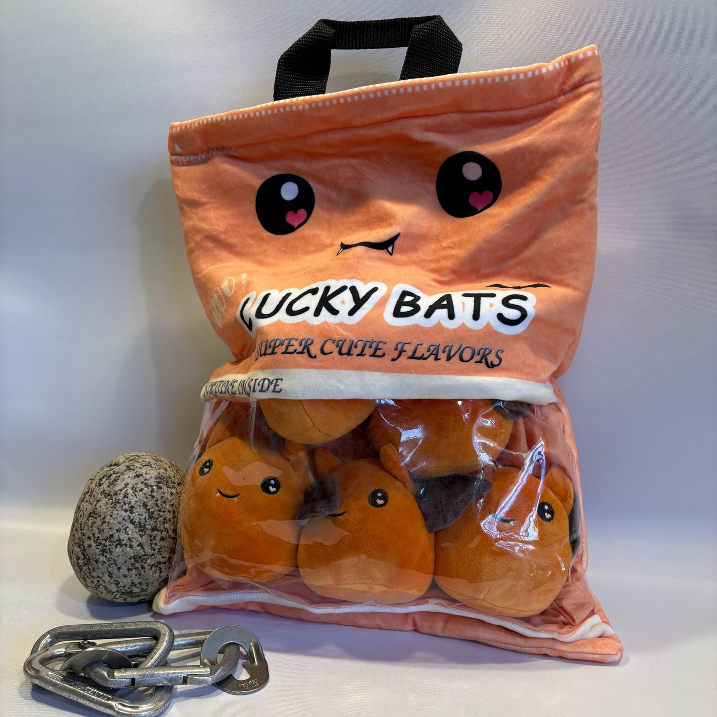 Lucky Bats Bouldering Chalk Bucket - Orange