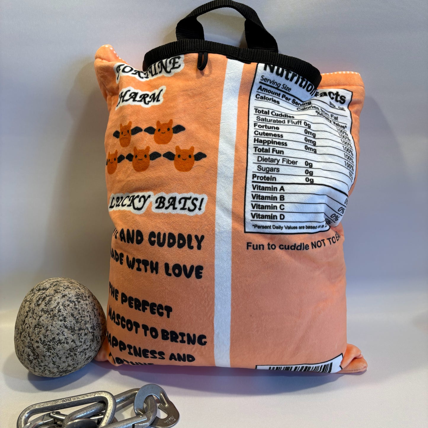 Lucky Bats Bouldering Chalk Bucket - Orange